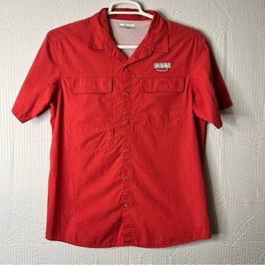 Columbia Vented Hiking Fishing Shirt Size M